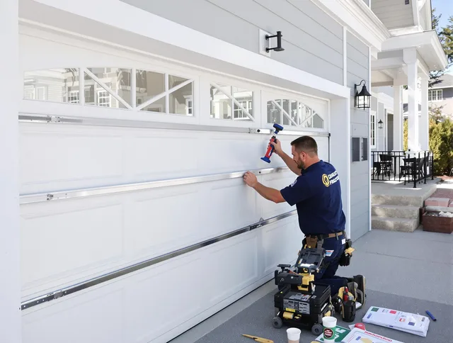 Professional garage door installation by New Canaan Garage Door Repair in New Canaan