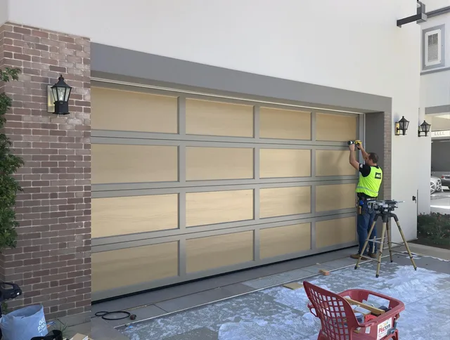 Garage door replacement service by New Canaan Garage Door Repair in New Canaan