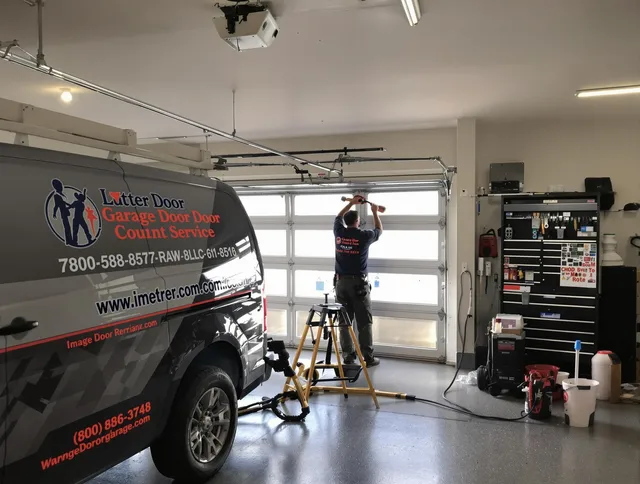 New Canaan Garage Door Repair team performing same-day garage door repair in New Canaan